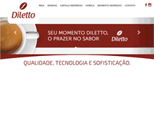 Tablet Screenshot of dilettocafe.com.br